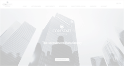 Desktop Screenshot of corestate-capital.com